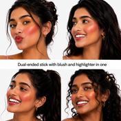 Power Beauty Dream Duo Stick Blush + Highlighter - Burnt Red Blush & Bronze Gold Highlighter (9.4 g)