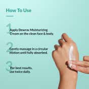 Fixderma Dewrav Moisturizing Cream for Face and Body Deeply Hydrates Dry to Very Dry Skin (250 g)