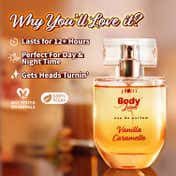 Plum BodyLovin' Vanilla Caramello Eau De Parfum - Long Lasting Gourmand Perfume (50ml)