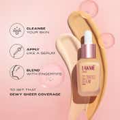 Lakme CC Tinted Serum with 2% Hyaluronic Acid - Latte (30ml)
