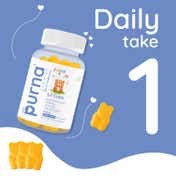 Purna Gummies Kids Multivitamin Gummies for Growth Immunity and Health (30 pcs)