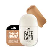 FAE BEAUTY Face Card 4-in-1 Super Serum Skin Tint With Dewy Finish, Shade - 42N - Neutral (30 ml)
