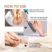 Vega Large Emery Foot File, Pedicure Tool Removes Dead Skin & Callus (PD-12)