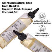 Brillare 100% Organic Pure Cold Pressed Coconut Oil (200 ml)