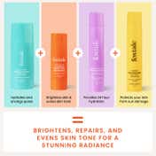 Foxtale Cleanser, Moisturizer, Sunscreen Dewy & Vitamin C Serum Combo