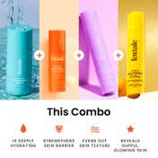 Foxtale Cleanser, Moisturizer, Sunscreen Dewy & Vitamin C Serum Combo