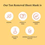Foxtale Essentials Tan Removal Sheet Mask with Vitamin C and Papaya, Men & Women - Pack of 3 (26 g)