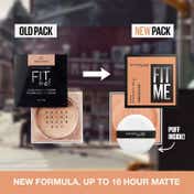 Maybelline Fit Me Loose Powder 16H Matte, Brightens & Blures Pores - Brightening Banana - 03 (10 g)