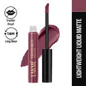 Lakme Forever Matte Liquid Lip 16hr Lipstick Lightweight & Transferproof - Mauve Ecstasy (5.6 ml)