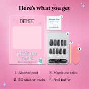 RENEE Stick On Nails - Cat Eye Nail 08 (Pack of 30)