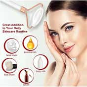SEMINO Pearl White Gua Sha Facial Tools Set - White (2 pcs)