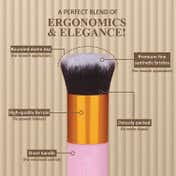 Bronson Professional FAT Brush for Face Powder and Blush - Color May Vary (1 pc)
