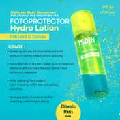 ISDIN Fotoprotector Hydro Lotion Sunscreen SPF 50 (200 ml)