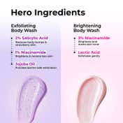 Foxtale Hula Hoop Smooth Radiance Kit Exfoliating Body Wash + Brightening Body Wash (4 pcs)