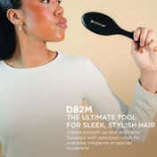 Denman cruelty-free Hair Brush The Finisher Cushion D82M - Black