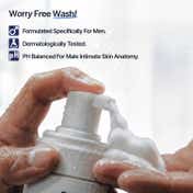 Mannlich Intimate Foaming Wash For Men (150 ml)