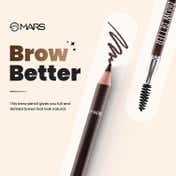 MARS Brow Better Eyebrow Pencil with Spoolie - Black (1.4 g)