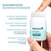 WishCare Air Powder Dry Shampoo for Oily Hair and Scalp No White Cast Instant Volume Boost (10 g)