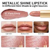 Oulac Metallic Shine Lipstick - 07-Pure Envy (4.3 g)