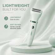 VGR 3-in-1 Lady Shaver Set for Women Body Shaver Facial Hair Remover V-735 - Green