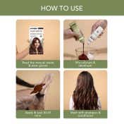 Paradyes Semi-Permanent Glossy Hair Tint Cream Color - Espresso Brown (160 g)