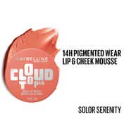 Maybelline Cloudtopia Cheek & Lip Mousse Blush, Lightweight Mousse - 10 Solar Serenity (5 g)