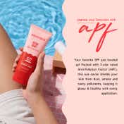 Aqualogica Detan+ Dewy Lightweight Sunscreen Gel SPF 50+ PA++++ for Normal & Dry Skin (80 g)