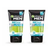 Garnier Men Oil Clear Face Wash, Clay D-Tox Deep Cleansing Icy Face Wash for Oily Skin (Pack of 2)
