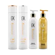 GK Hair Balancing Shampoo and Conditioner 300m with Gold Shampoo and Conditioner (250 ml)