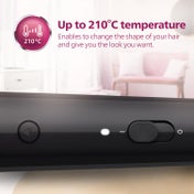 Philips Hair Styling Set Crimp, Straighten Or Curl With The Single Tool BHH816-00 - Black, Purple