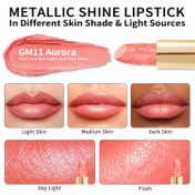 Oulac Metallic Shine Lipstick - GM11 Aurora (4.3 g)