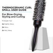 Denman Small Hot Curl Brush 30mm D74 - Black & White