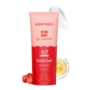 Aqualogica Detan+ Dewy Lightweight Sunscreen Gel SPF 50+ PA++++ for Normal & Dry Skin (80 g)