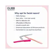 GUBB Face & Eyebrow Razor - 3 Foldable Facial Razors (50 g)