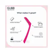 GUBB Face & Eyebrow Razor - 3 Foldable Facial Razors (50 g)