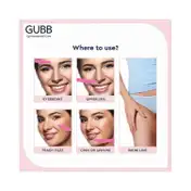 GUBB Face & Eyebrow Razor - 3 Foldable Facial Razors (50 g)