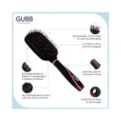 GUBB Paddle Hair Brush Medium - Vogue Range (180 g)