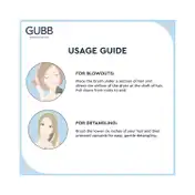 GUBB Paddle Hair Brush with Pin - Elite Range (180 g)