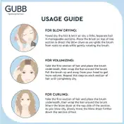 GUBB Round Hair Brush with Pin - Elite Range (140 g)
