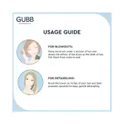 GUBB Styling Hair Brush with Pin - Elite Range (140 g)