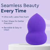 GUBB Pear Shaped Beauty Blender - Purple