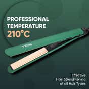 Vega Salon Smooth Hair Straightener for Women Green (VHSH-42)