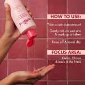 mCaffeine Brightening Body Wash 5% Niacinamide & Raspberry Boosts Glow, 5% Glycerine (300 ml)