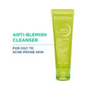 Bioderma Sebium Actif Cleanser with Salicylic & Glycolic Acid for Acne Prone, Oily Skin (45ml)