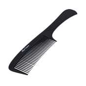Alan Truman CB-02 Wide Teeth Handle Carbon Comb (1 Pc)