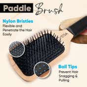 Vega Premium Collection Paddle Hair Brush for Men & Women, for Long, Thick & Curly Hair (E1-PB)