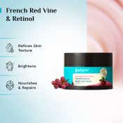 Pilgrim Red Vine Night Gel Creme With Retinol, Mulberry & Vitamin C (50g)