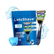 LetsShave Trial Pack for Men with Shave Foam and Razor (2 pcs)