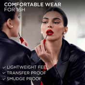L'Oreal Paris Infallible Laque Resistance Liquid Lipstick - 420 Le Rouge Paris (4 ml)