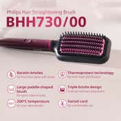 Philips BHH730-00 Hair Straightener Brush With Silk Protect Technology